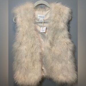 Club Monaco Genuine Feather Vest – Size M – NWT ($198)